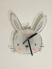 Personalised Rabbit Childrens Wall Clock