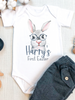 Personalised First Easter Baby Vest with Bunny Graphic