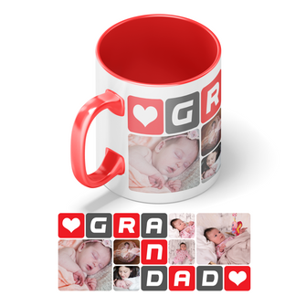 Personalised Grandad Photo Mug