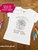 Personalised Christmas Colouring T-Shirt - Snowglobe