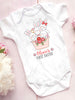 Personalised First Easter Baby Vest - bunny pot