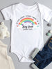 Personalised Rainbow Baby Pregnancy Announcement