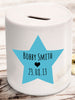 Personalised Star Money Box