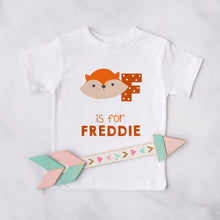 Personalised Name & Initial Children's Kids T Shirt