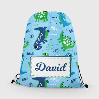 Personalised PE / swim bag - Dinosaur 2