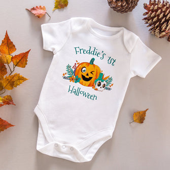 Personalised First Halloween Baby Vest