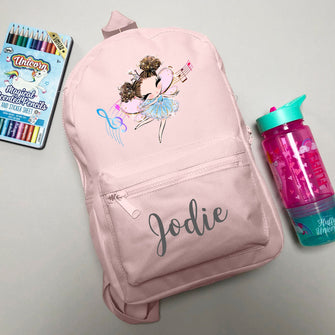 Personalised Fairy Ballerina Backpack