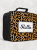 Personalised Lunch Bag - Leopard Print