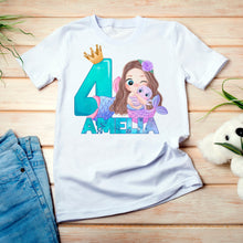 Personalised Mermaid Birthday T-Shirt