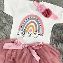 Baby Girls First Birthday Outfit (Vest & Tutu)
