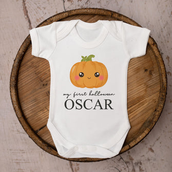 My First Halloween Baby Vest - Pumpkin