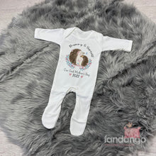 Our First Mothers Day Personalised Hedgehog Sleepsuit