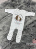 Our First Mothers Day Personalised Hedgehog Sleepsuit