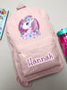 Personalised Unicorn Butterfly Backpack