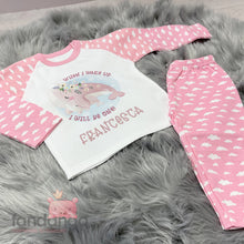 Personalised 1st birthday whale pyjamas