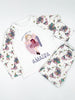 Personalised 1st birthday ballerina pyjamas - themed sleeves