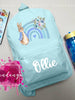 Personalised Peter Rabbit Rainbow Backpack