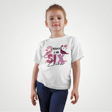 Personalised dinosaur pinks and purples birthday t-shirt