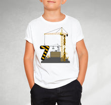 Personalised Construction Birthday T-Shirt