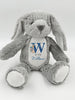 Personalised Bunny Rabbit, New Baby Gift, Personalised Plush Soft Toy, Any Name Teddy, Cuddly Toy, Girls and Boys Teddy Baby Shower Gift