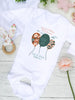 Happy Birthday 1st Birthday as My Mummy Outfit Sleepsuit Babygrow Bodysuit Mum Birthday New Mum Gift